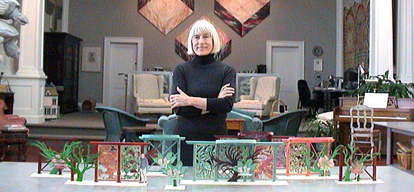 Karen in the studio